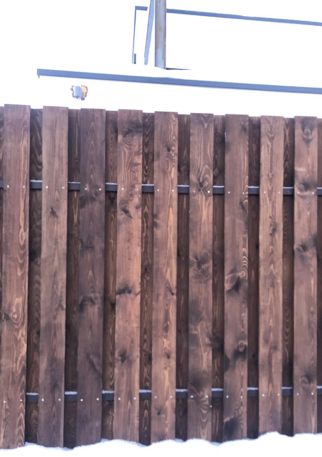 Classic wooden fence